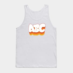 ABC Graffiti Bubble Lettering Tank Top